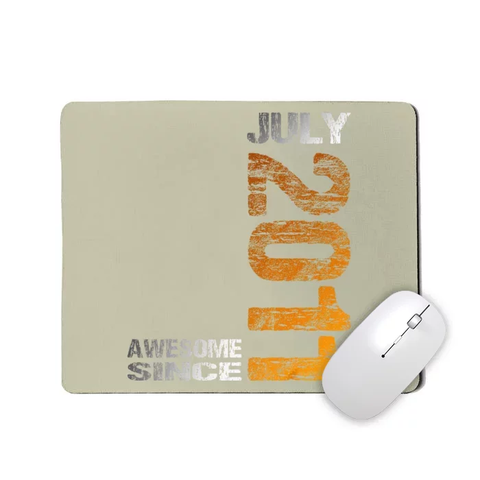 Awesome Since July 2011 12th Birthday Born 2011 Mousepad