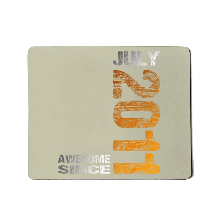 Awesome Since July 2011 12th Birthday Born 2011 Mousepad