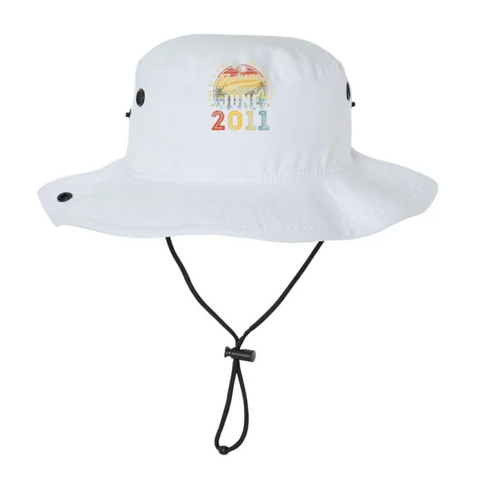 Awesome Since June 2011 Vintage 12th Birthday Party Retro Legacy Cool Fit Booney Bucket Hat