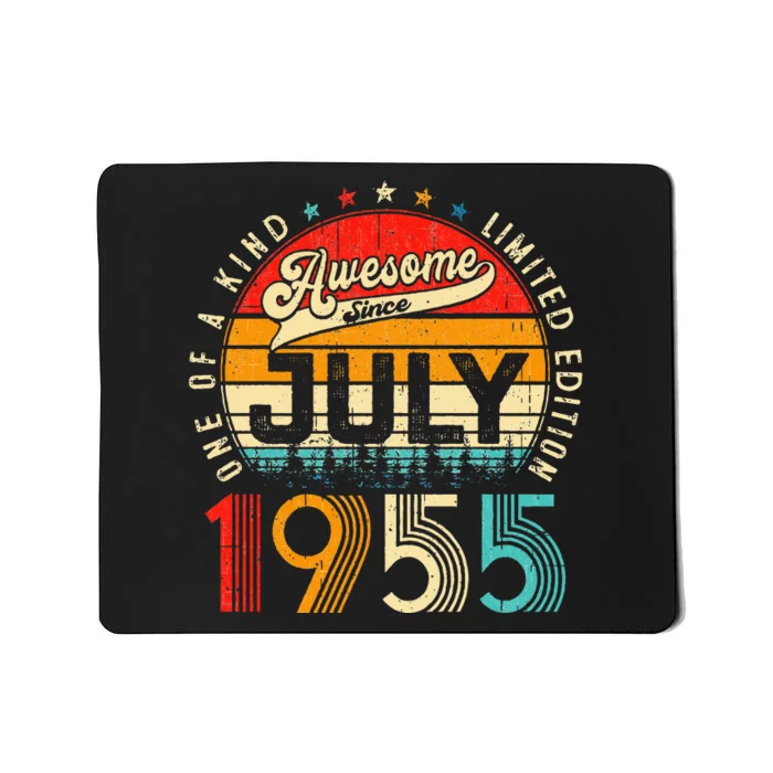 Awesome Since July 1955 Limited Edition 68th Birthday Mousepad