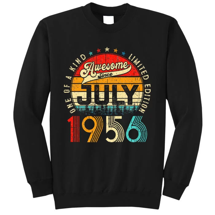 Awesome Since July 1956 Limited Edition 67th Birthday Sweatshirt