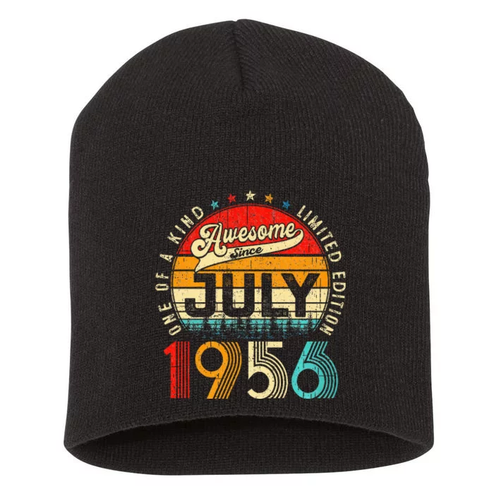 Awesome Since July 1956 Limited Edition 67th Birthday Short Acrylic Beanie