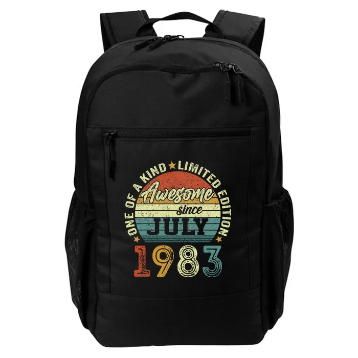 Awesome Since July 1983 40 Year Old 40th Birthday Gifts Daily Commute Backpack