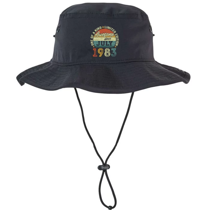 Awesome Since July 1983 40 Year Old 40th Birthday Gifts Legacy Cool Fit Booney Bucket Hat