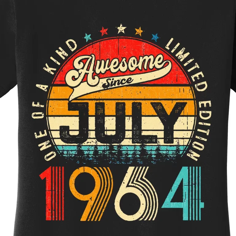 Awesome Since July 1964 Limited Edition 59th Birthday Women's T-Shirt