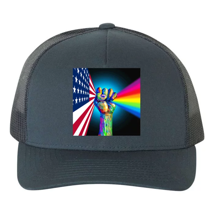 American Social Justice Great Gift Yupoong Adult 5-Panel Trucker Hat