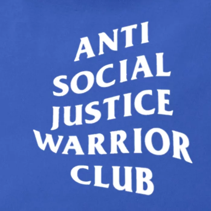 Anti Social Justice Warrior Club Gift Zip Tote Bag