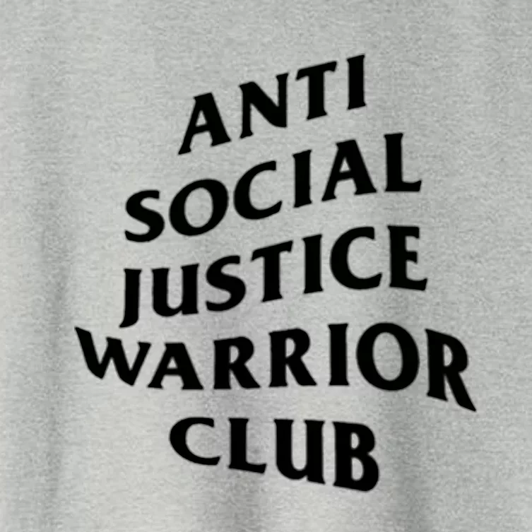 Anti Social Justice Warrior Club Gift Women's Crop Top Tee