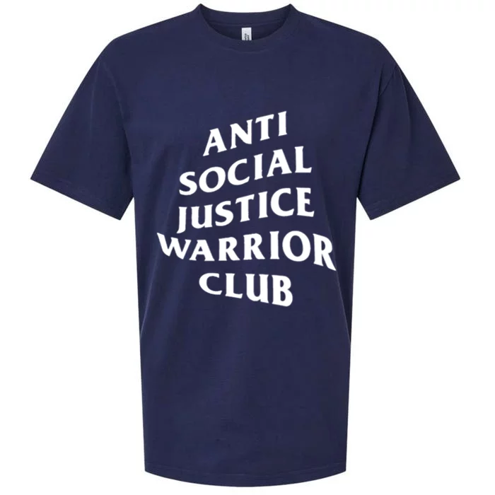 Anti Social Justice Warrior Club Gift Sueded Cloud Jersey T-Shirt