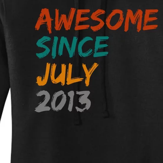 Awesome Since July 2013 Women's Pullover Hoodie