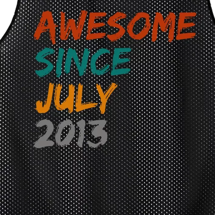 Awesome Since July 2013 Mesh Reversible Basketball Jersey Tank