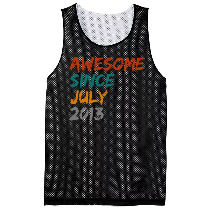 Awesome Since July 2013 Mesh Reversible Basketball Jersey Tank