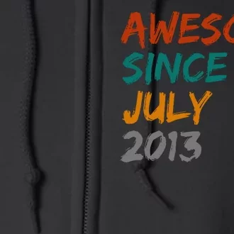 Awesome Since July 2013 Full Zip Hoodie