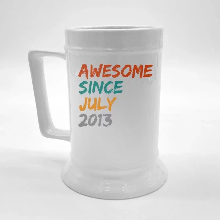 Awesome Since July 2013 Front & Back Beer Stein