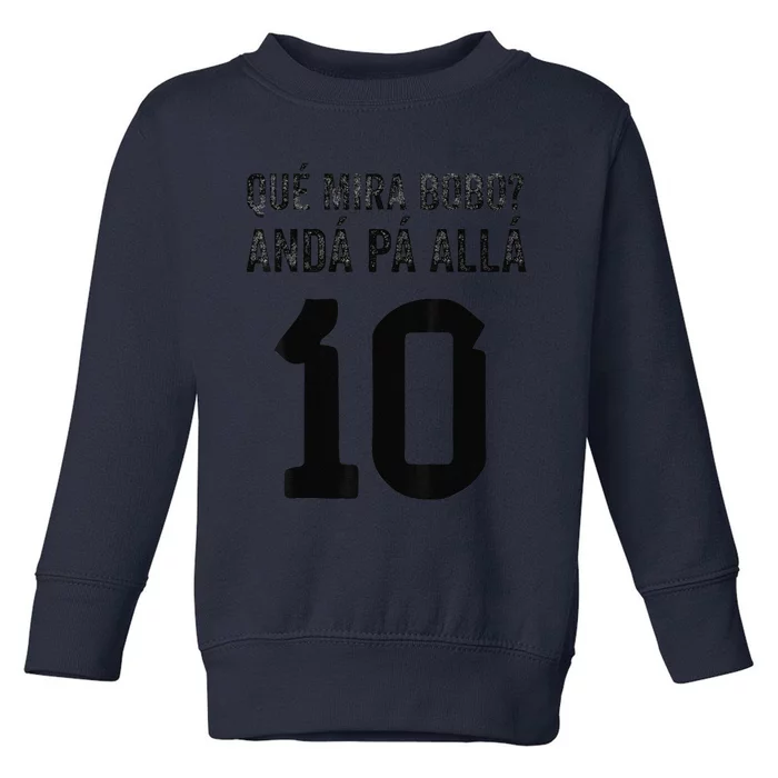 Argentina Soccer Jersey Retro 10 Argentinian Football Toddler Sweatshirt