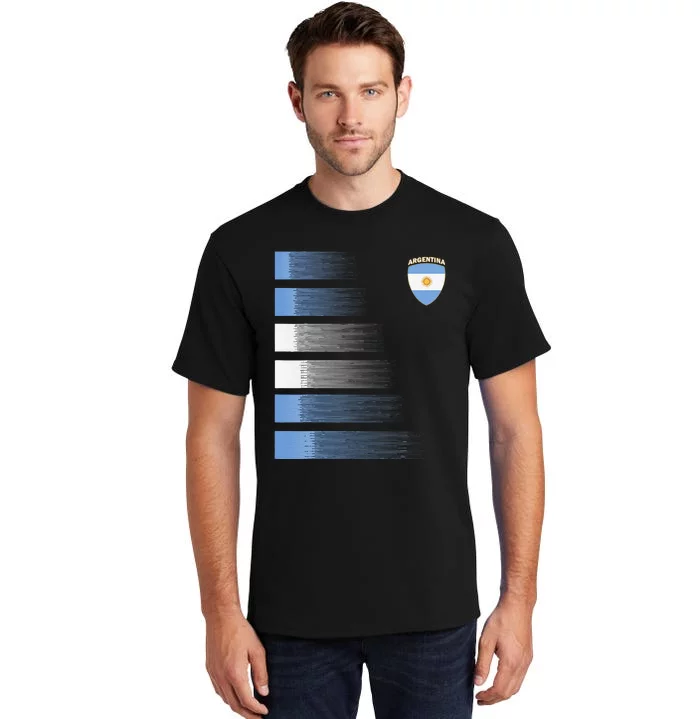 Argentina Soccer Jersey Argentina Football Fan Soccer Tall T-Shirt