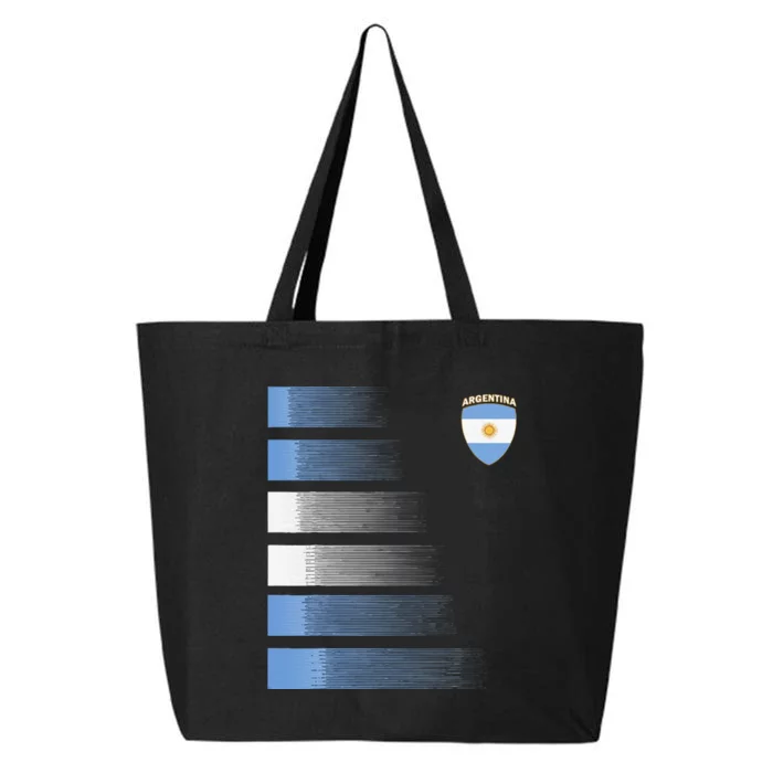 Argentina Soccer Jersey Argentina Football Fan Soccer 25L Jumbo Tote