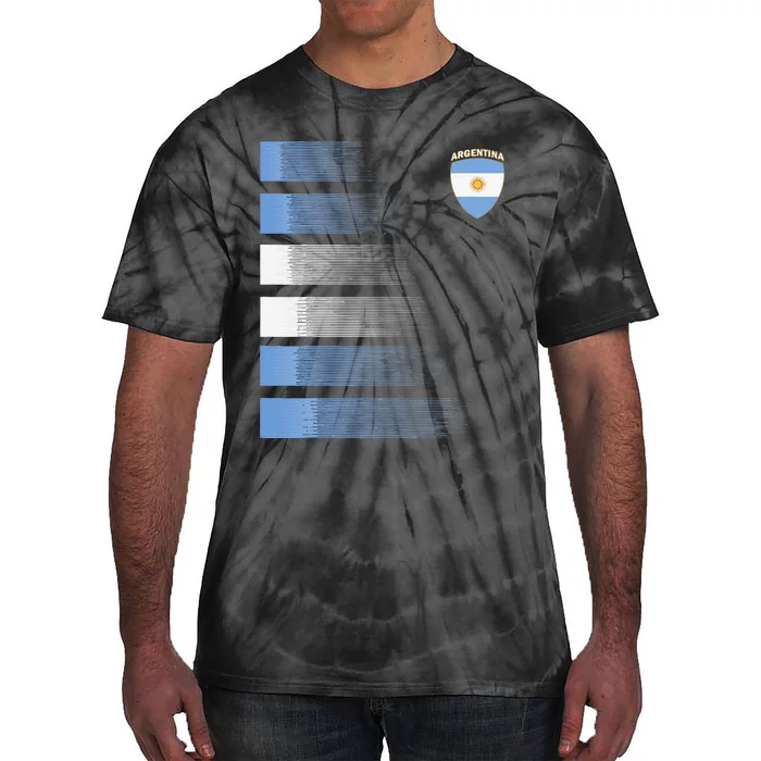 Argentina Soccer Jersey Argentina Football Fan Soccer Tie-Dye T-Shirt