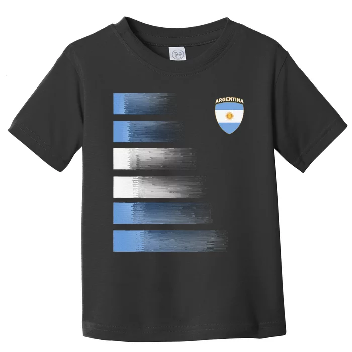 Argentina Soccer Jersey Argentina Football Fan Soccer Toddler T-Shirt