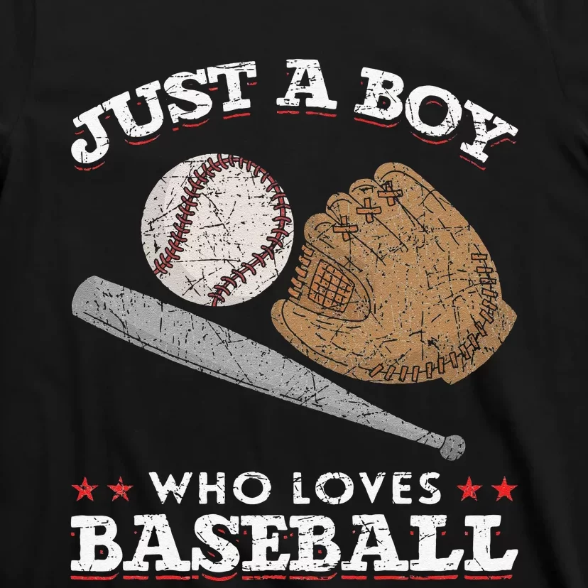 American Sport  Just A  Who Loves Baseball T-Shirt