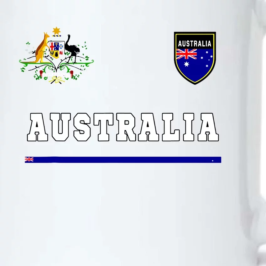 Australia Sportsoccer Jersey Flag Football Black Color Changing Mug