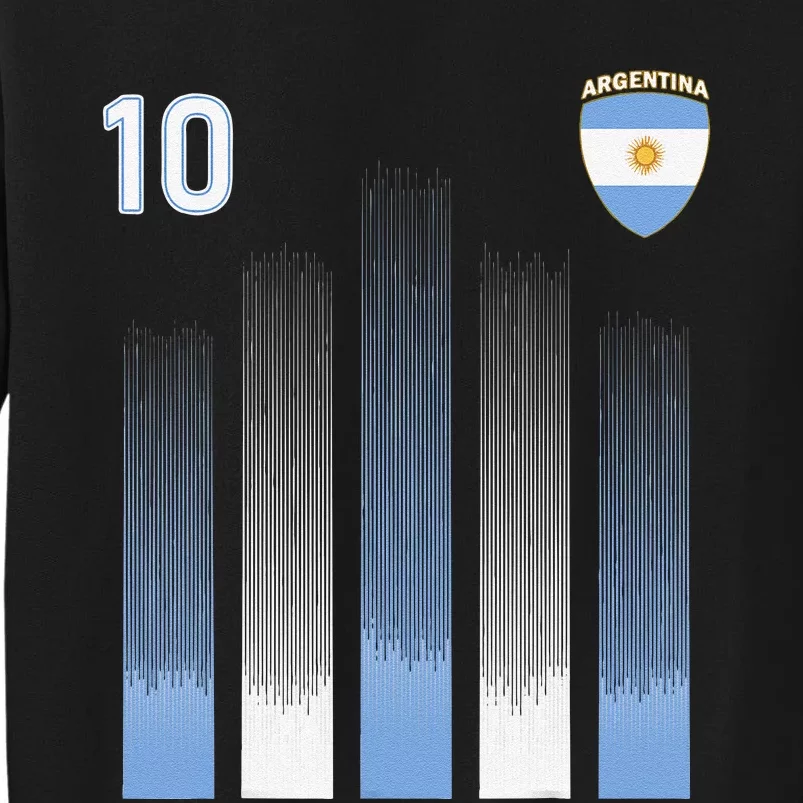 Argentina Soccer Jersey Argentinian Football Flag Tall Sweatshirt