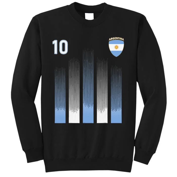 Argentina Soccer Jersey Argentinian Football Flag Tall Sweatshirt