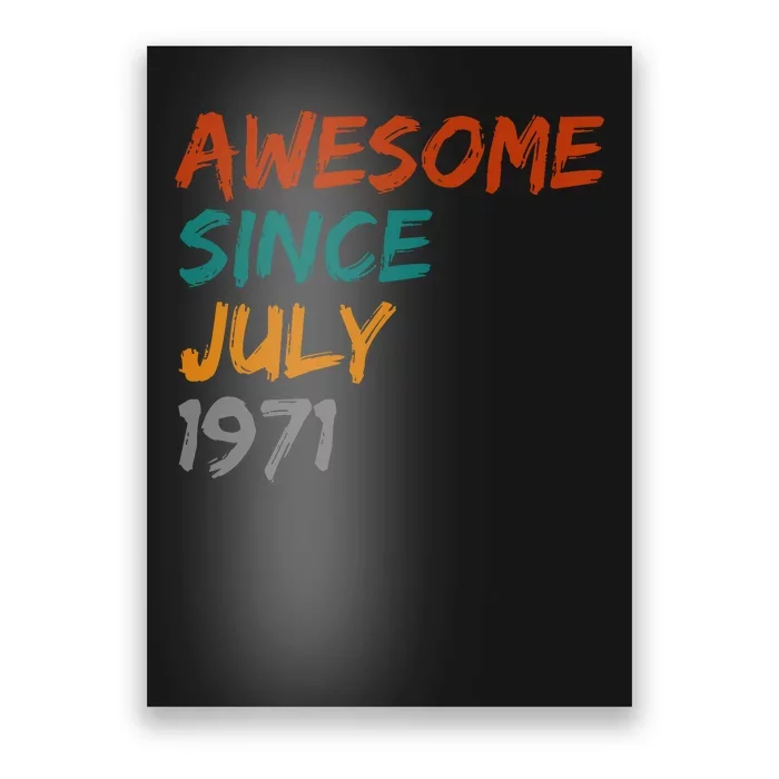 Awesome Since July 1971 Poster