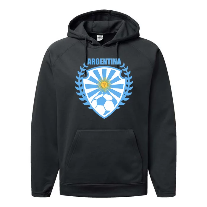 Argentina Soccer Jersey Argentina Football Fans Performance Fleece Hoodie