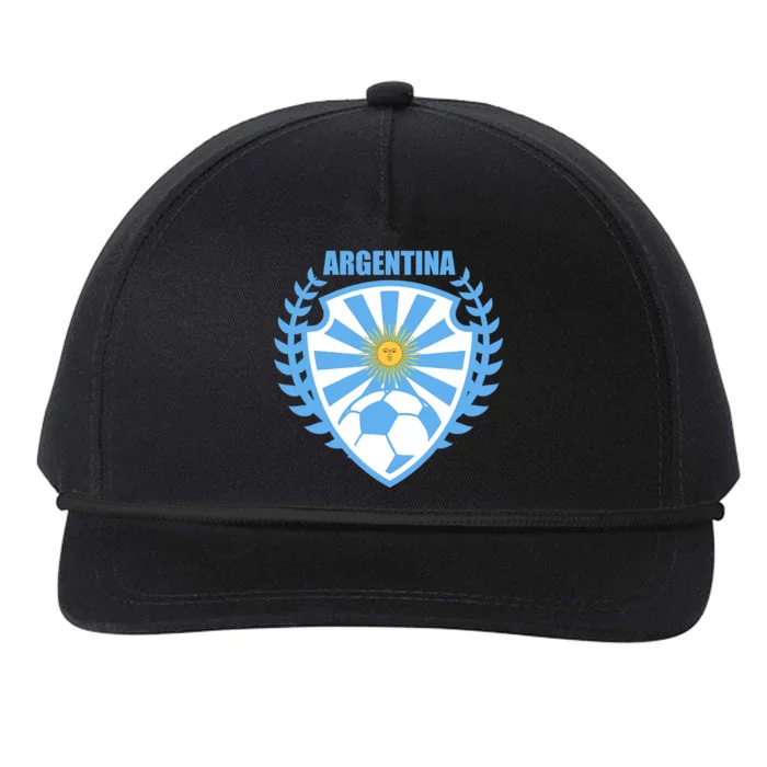 Argentina Soccer Jersey Argentina Football Fans Snapback Five-Panel Rope Hat