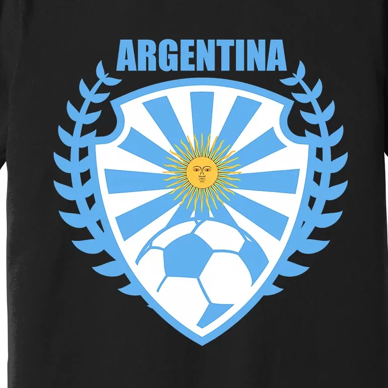 Argentina Soccer Jersey Argentina Football Fans Premium T-Shirt