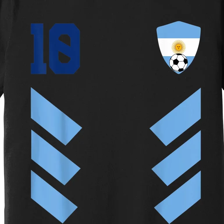 Argentina Soccer Jersey Argentina Football Argentinian Premium T-Shirt