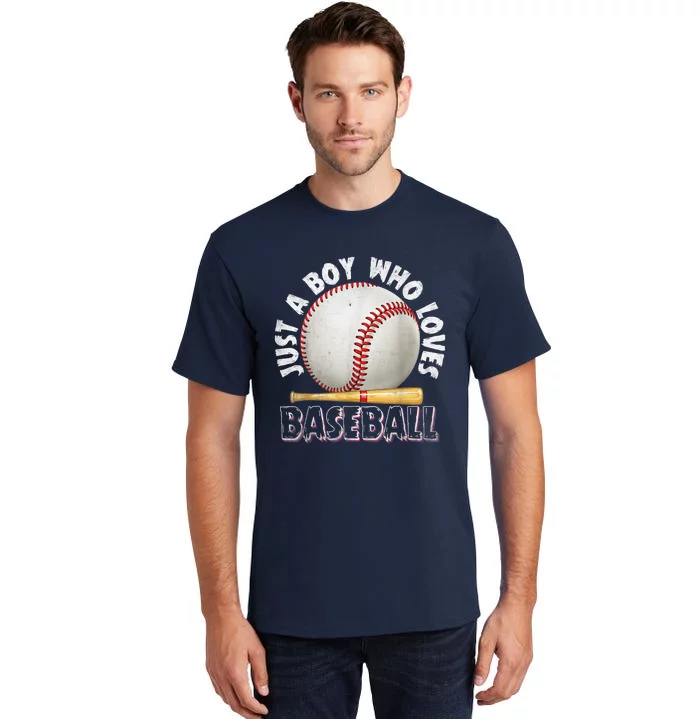 American Sport Just A Who Loves Baseball Gifts Tall T-Shirt