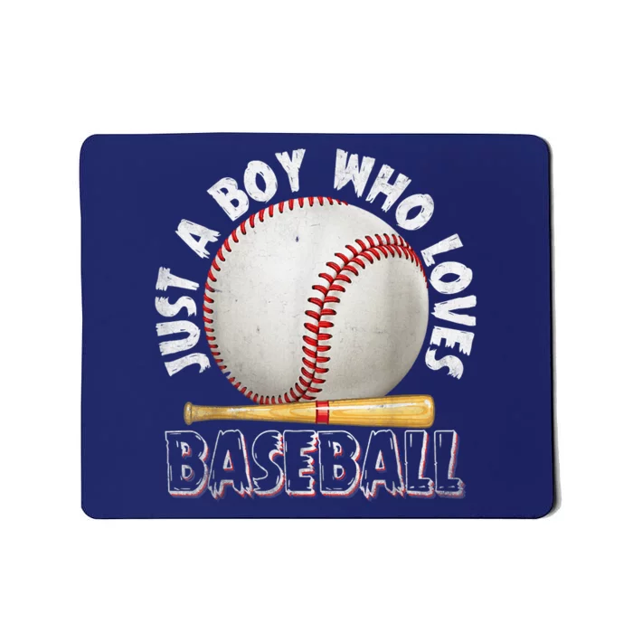 American Sport Just A Who Loves Baseball Gifts Mousepad