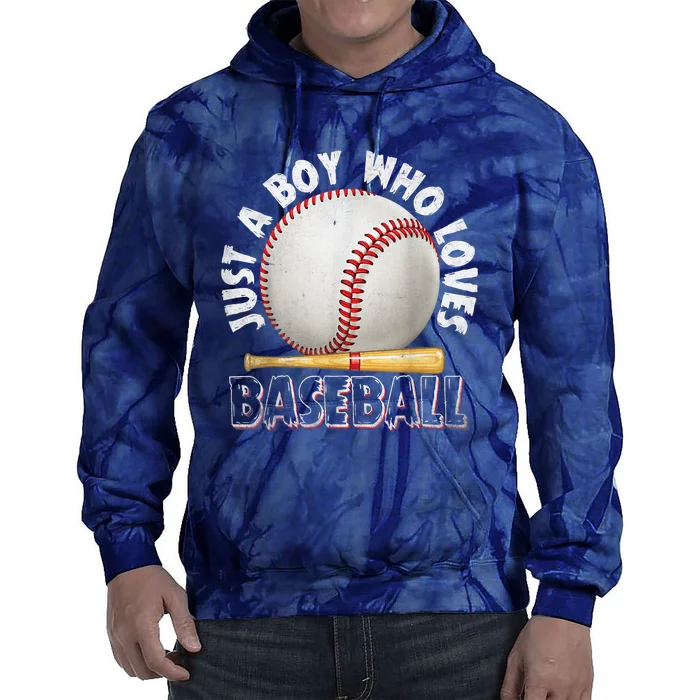 American Sport Just A Who Loves Baseball Gifts Tie Dye Hoodie