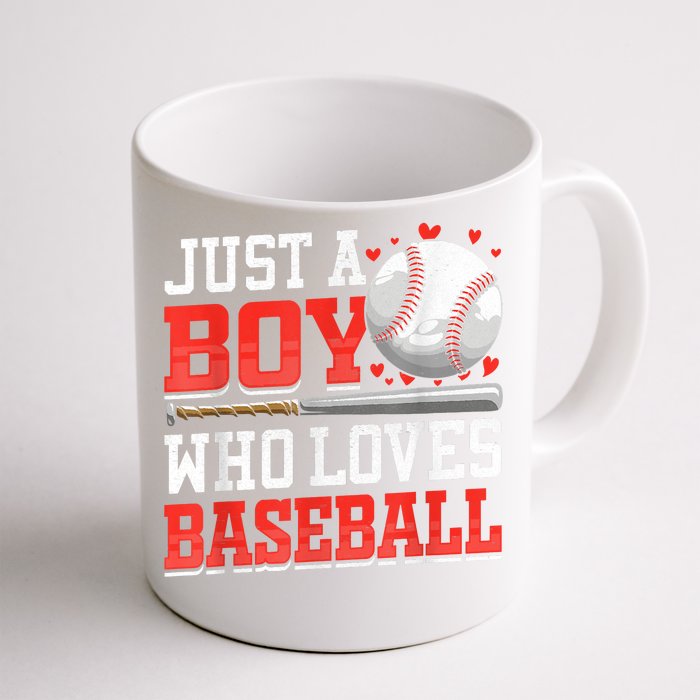 American Sport Just A Who Loves Baseball Gifts Front & Back Coffee Mug