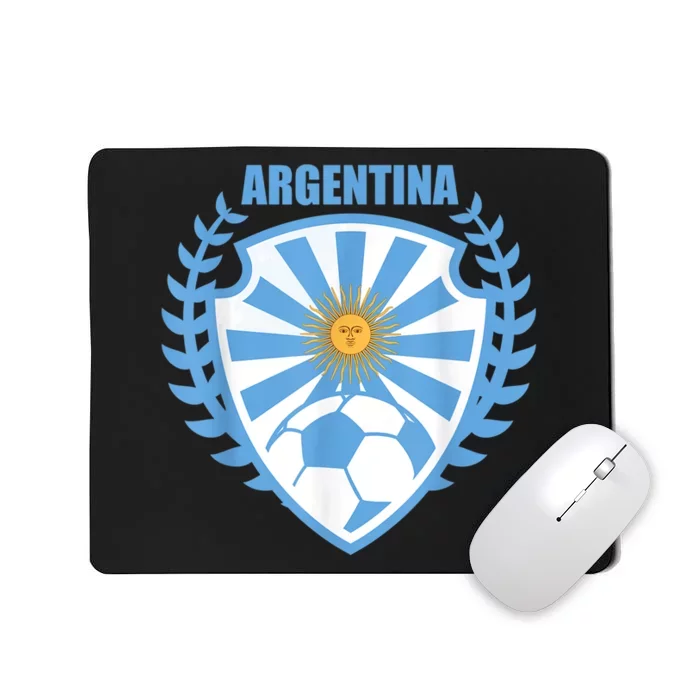 Argentina Soccer Jersey Gift Argentina Football Fans Mousepad