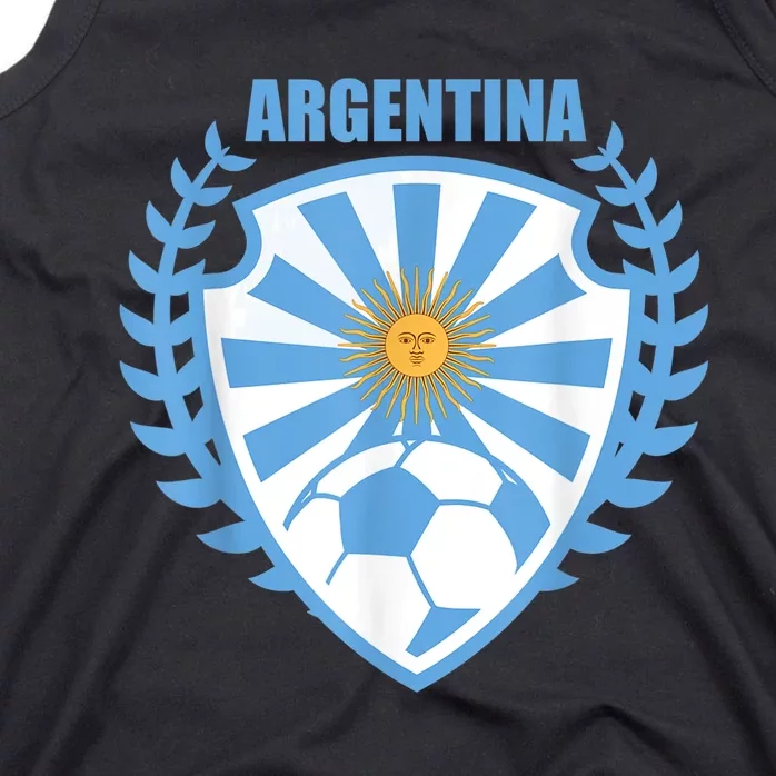 Argentina Soccer Jersey Gift Argentina Football Fans Tank Top