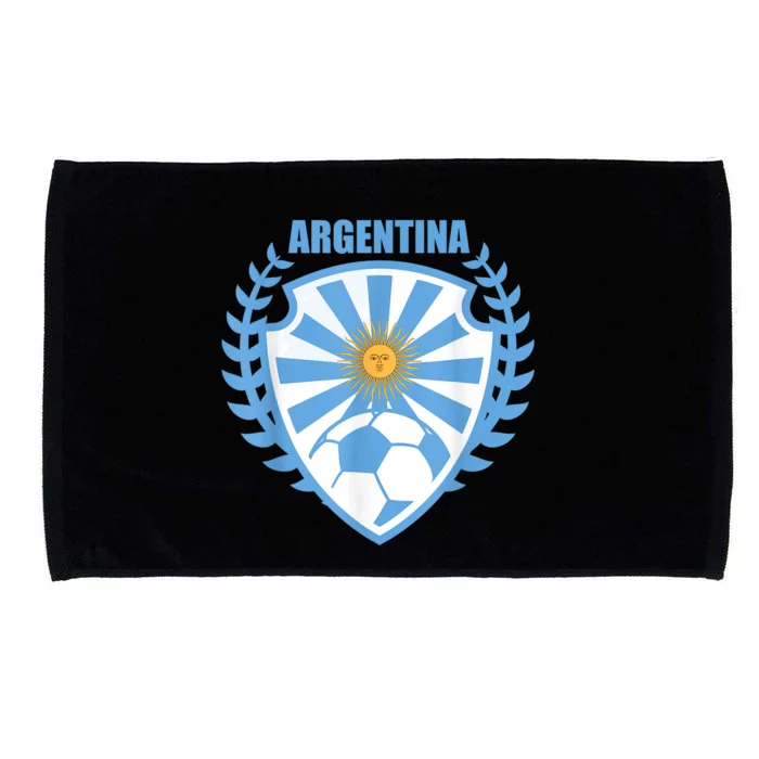 Argentina Soccer Jersey Gift Argentina Football Fans Microfiber Hand Towel