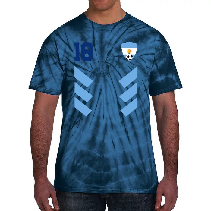 Argentina Soccer Jersey Retro 10 Argentinian Football Tie-Dye T-Shirt