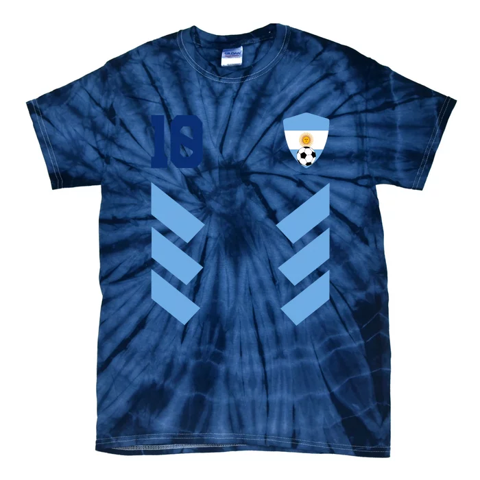 Argentina Soccer Jersey Retro 10 Argentinian Football Tie-Dye T-Shirt