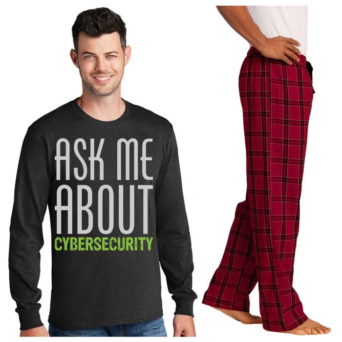 Ask Me About Cybersecurity Long Sleeve Pajama Set