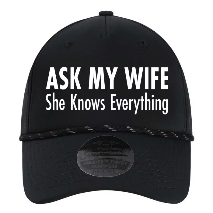 Ask My Wife She Knows Everything Performance The Dyno Cap