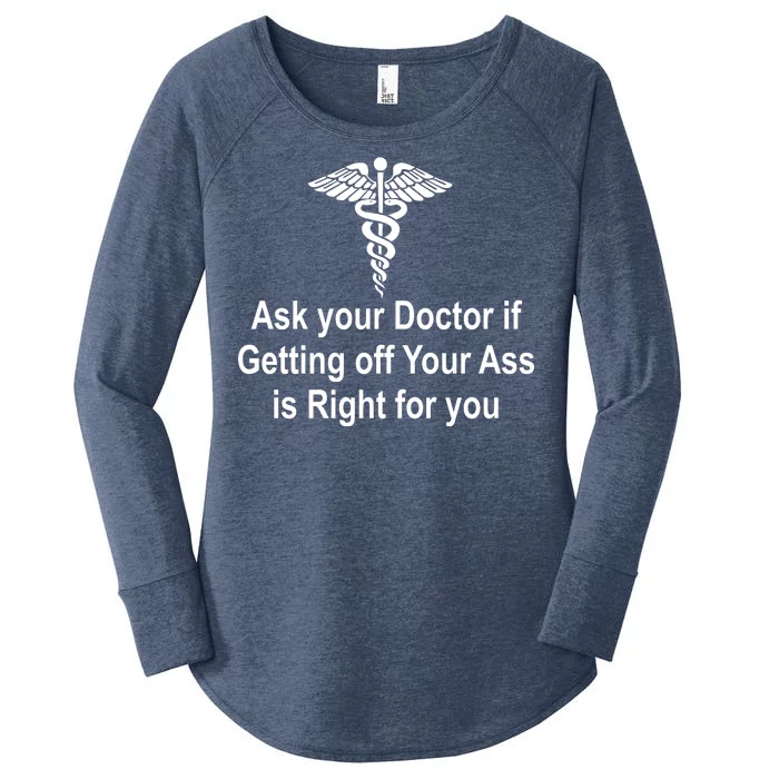 Ask Your Doctor Women's Perfect Tri Tunic Long Sleeve Shirt