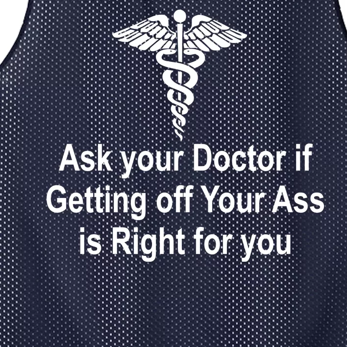 Ask Your Doctor Mesh Reversible Basketball Jersey Tank