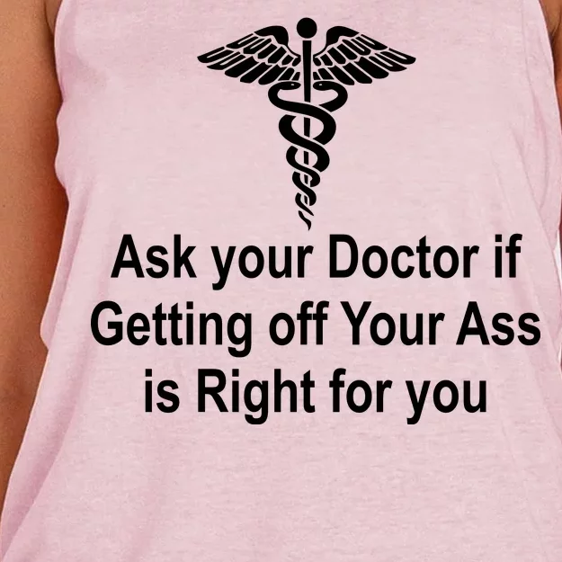 Ask Your Doctor Women's Knotted Racerback Tank