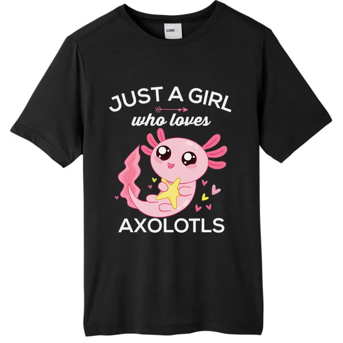 Axolotl Shirt Kawaii Just A  Who Loves Axolotl ChromaSoft Performance T-Shirt