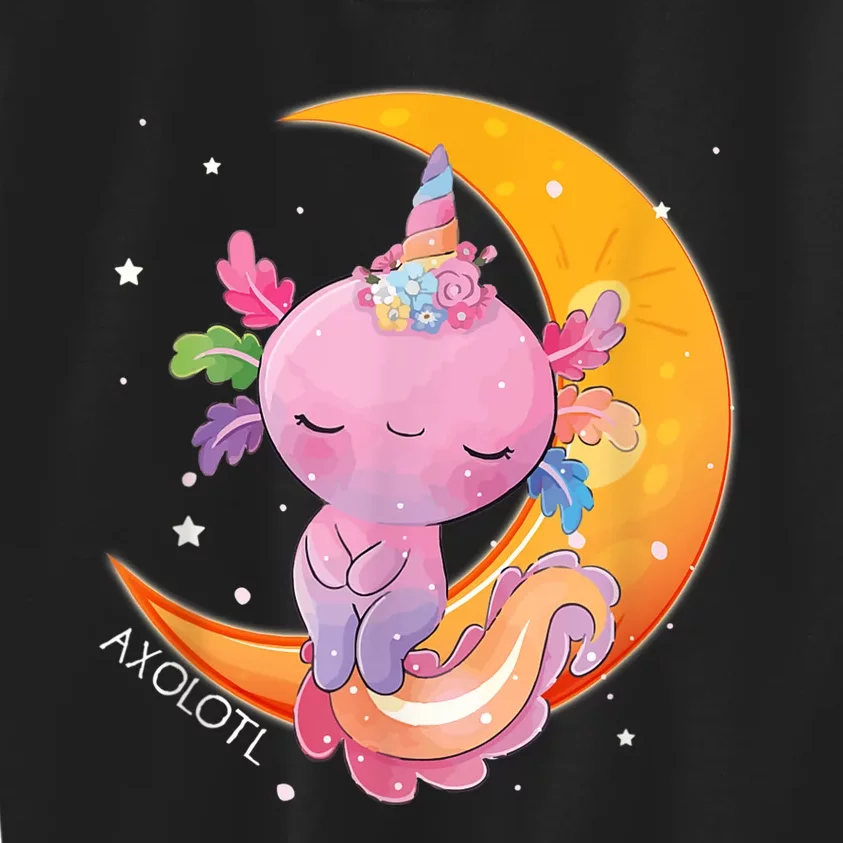 Axolotl Space Kawaii Japanese Anime Gift Girls Teens Kids Sweatshirt