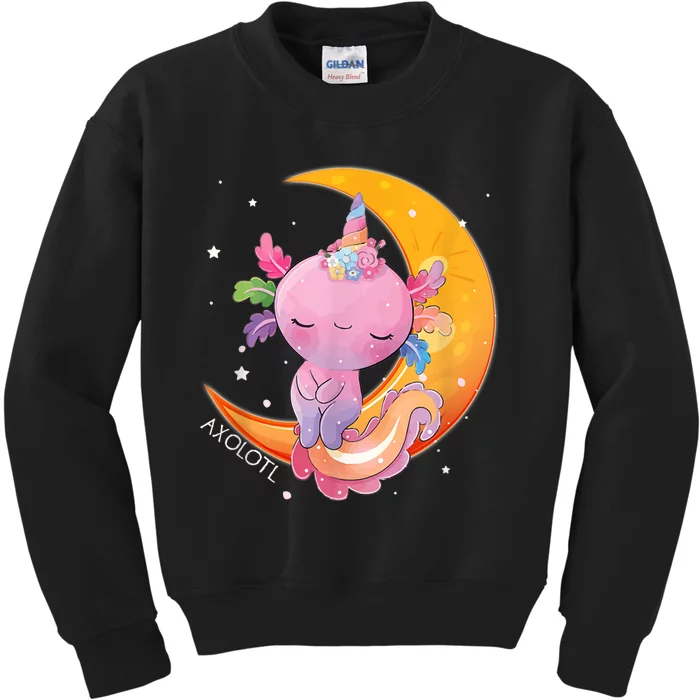 Axolotl Space Kawaii Japanese Anime Gift Girls Teens Kids Sweatshirt