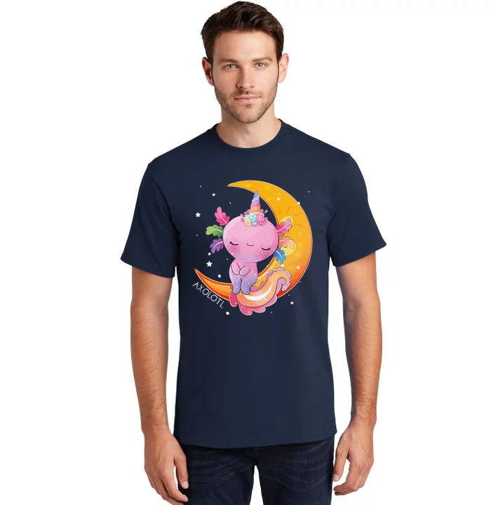 Axolotl Space Kawaii Japanese Anime Gift Girls Women Tall T-Shirt